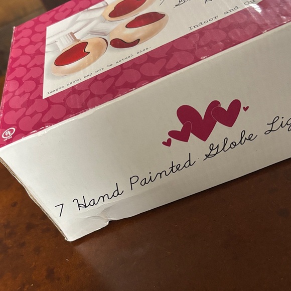 Vintage Heart Globe Lights - Picture 3 of 5